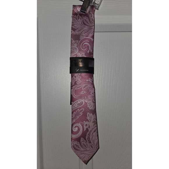 Alfani Other - Alfani Alfatech Mens Mauve Paisley Stain Resistant Necktie New